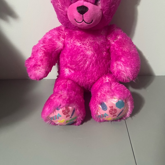Build-A-Bear Workshop Candy Pop Pink Bear Plush Toy 2018 - Picture 6 of 11